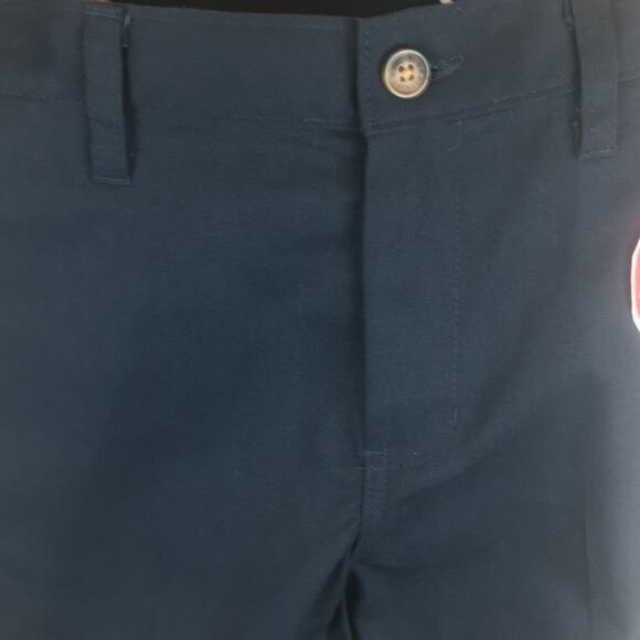 Dickies Navy Blue Flat Front Bermuda Uniform  Shorts Size  14  NWT - Picture 16 of 16